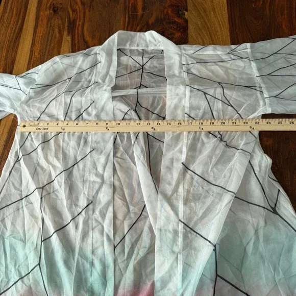 Butterfly Wing Print Kimono Cardigan Shinobu Kocho Demon Slayer Anime Cosplay - Picture 5 of 9